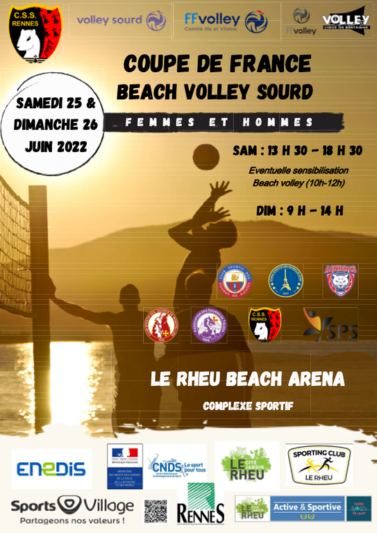 Beach volley à Rennes! 