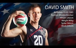 David Smith | USA Middle Blocker | Volleyball Highlights | Champions Cup 2017