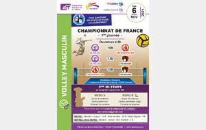 1ère journée de Championnat de France Masculin, à Toulouse