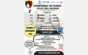 2ème Journée de Championnat de France Masculin à Rennes