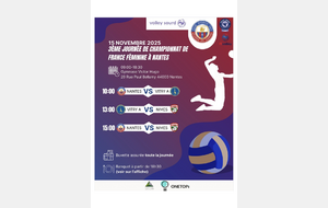 3ème journée de Championnat de France Féminin - Nantes